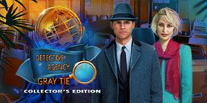 Detective Agency Gray Tie